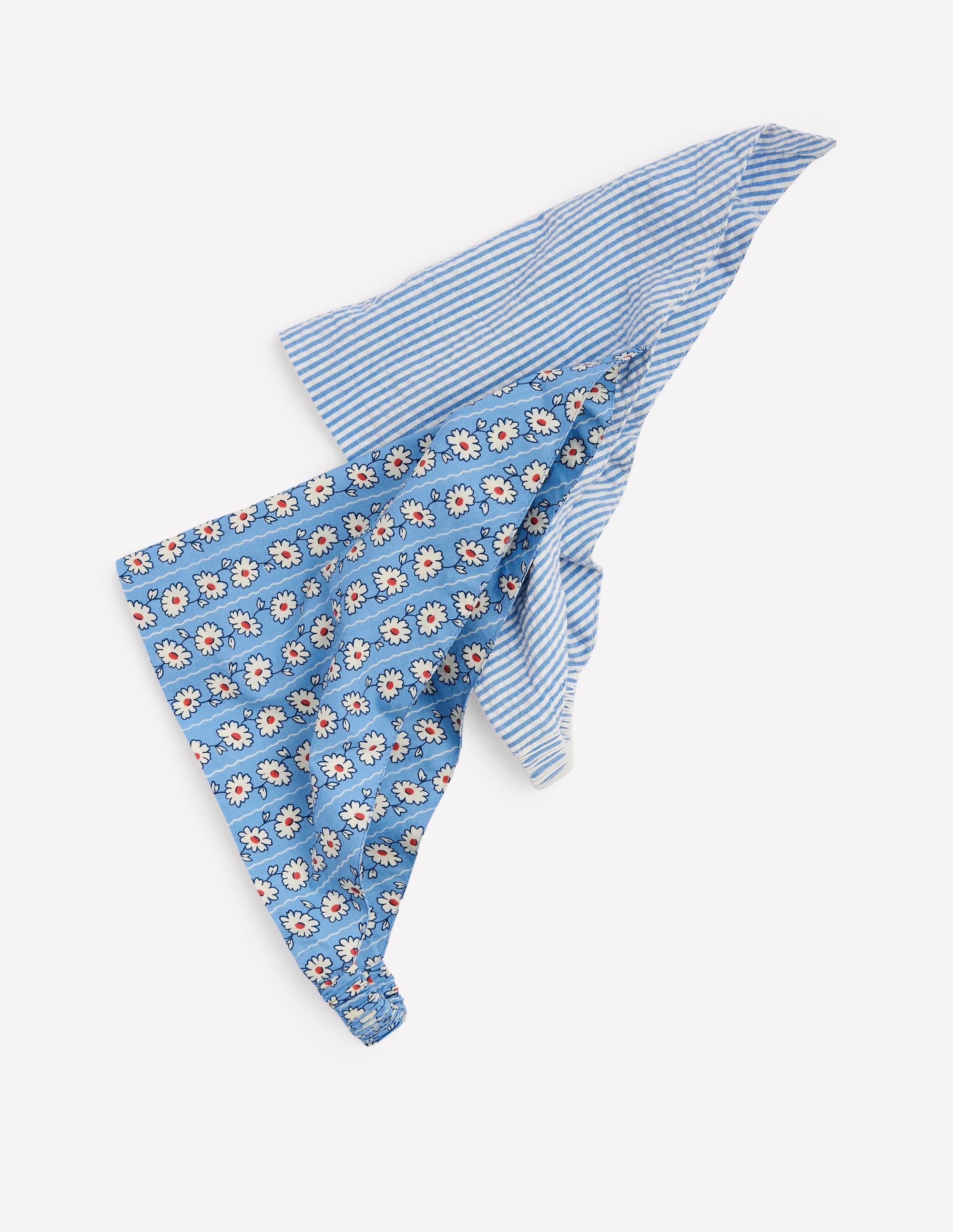 2 fichus-Rayé pâquerette bleu - Image 1