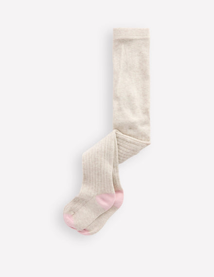 Gerippte Baby-Strumpfhose-Beige