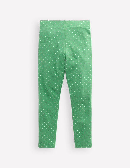 Legging à appliqué-Lapins vert aloé vera