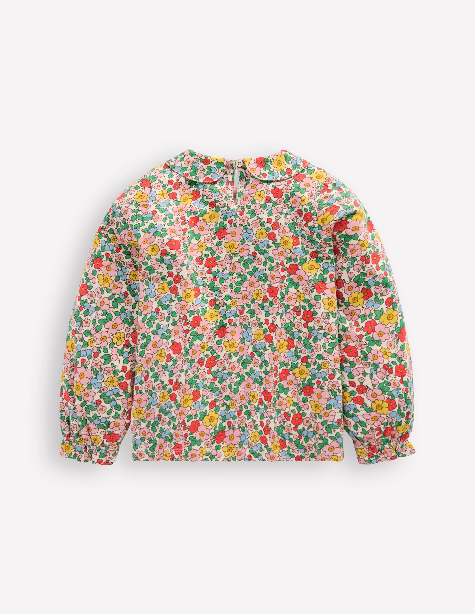 Top à col en jersey-Fleur de pommier vanille - Image 2