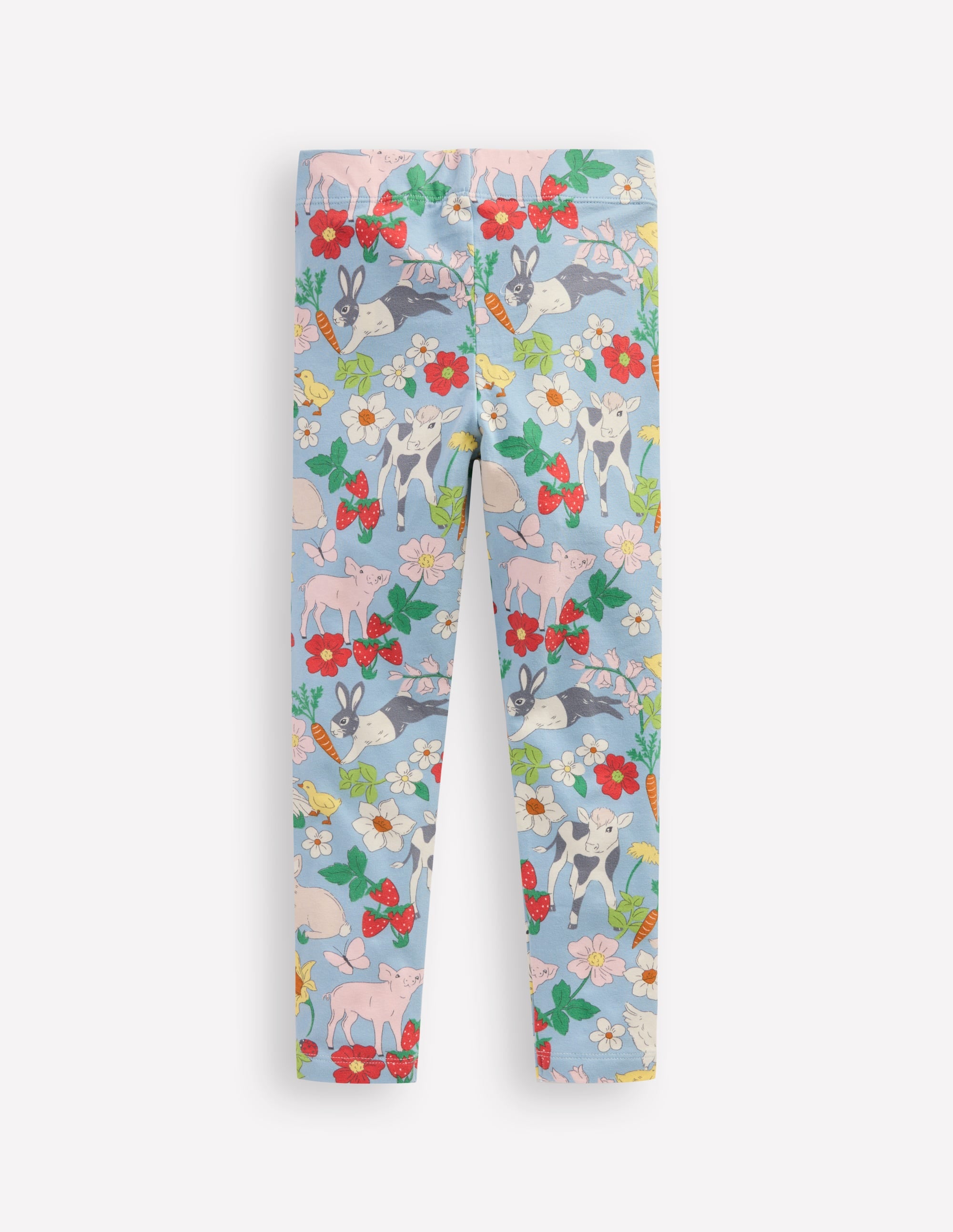 Lustige Leggings für jeden Tag-Blau Frühlingswiese - Image 2