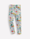 Lustige Leggings für jeden Tag-Blau Frühlingswiese