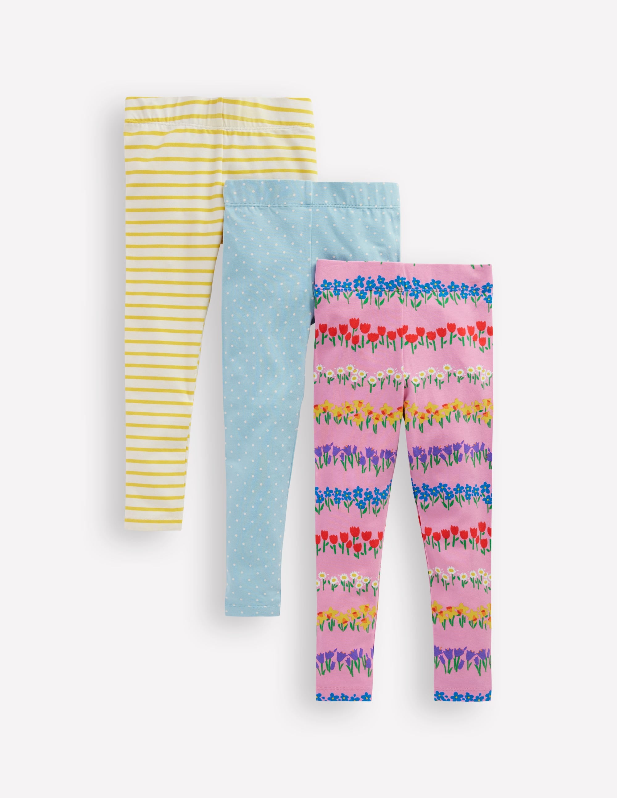 3er-Pack Leggings-Frühling Floral - Image 1
