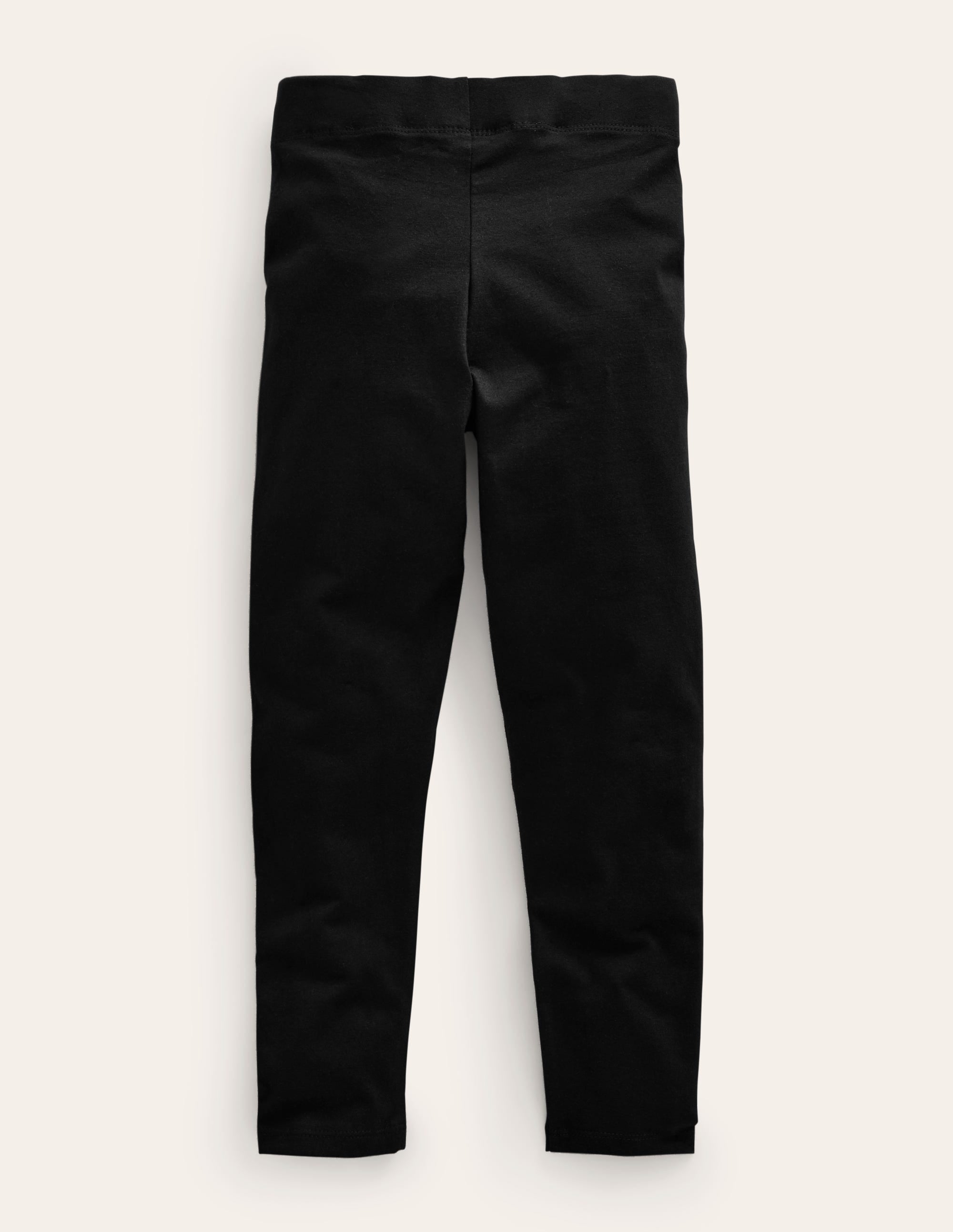Einfarbige Leggings-Schwarz - Image 2