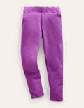 Einfarbige Leggings-Helles Klee-Violett