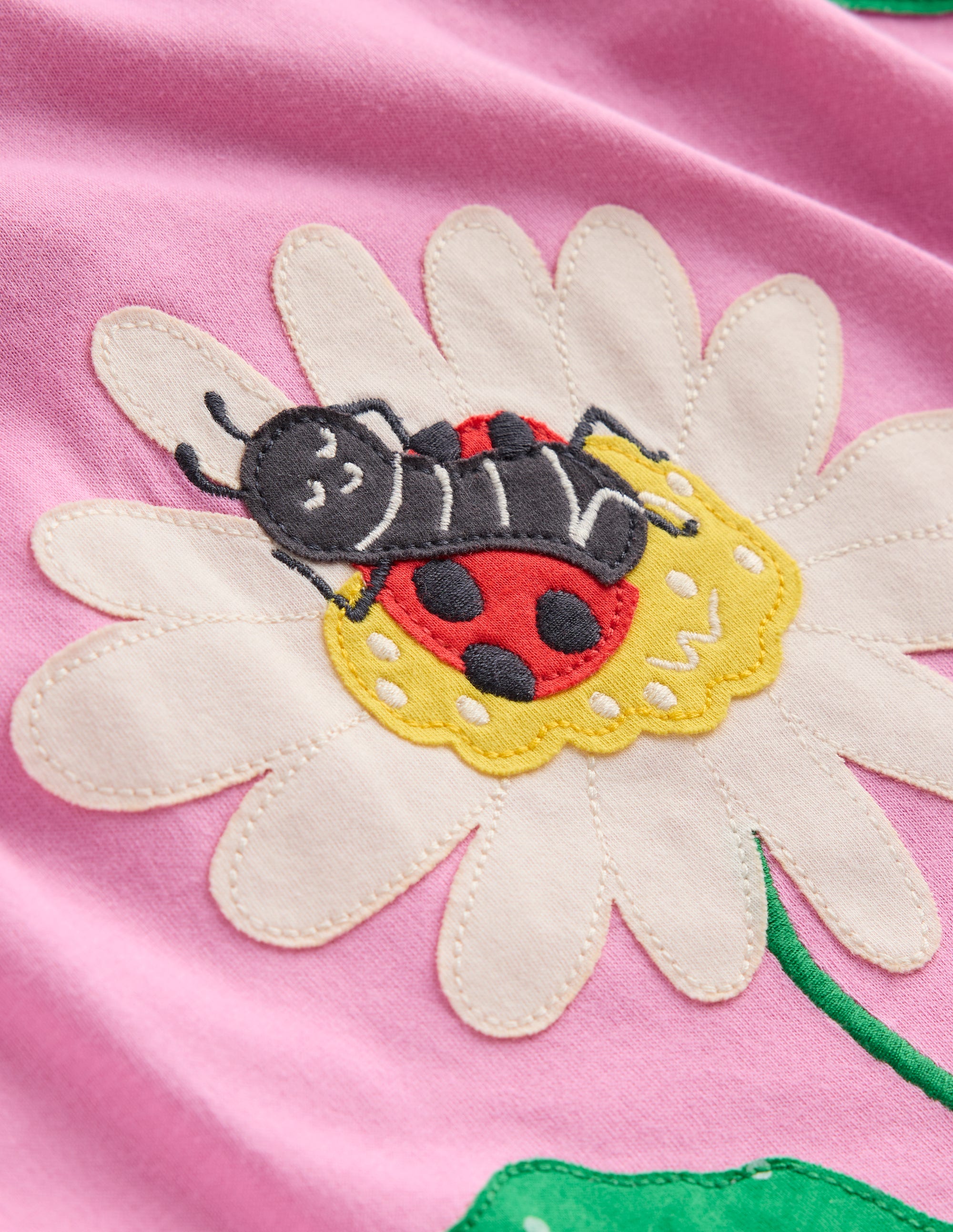 Appliqué Tunic and Legging Set-Vintage Mauve Bugs - Image 3