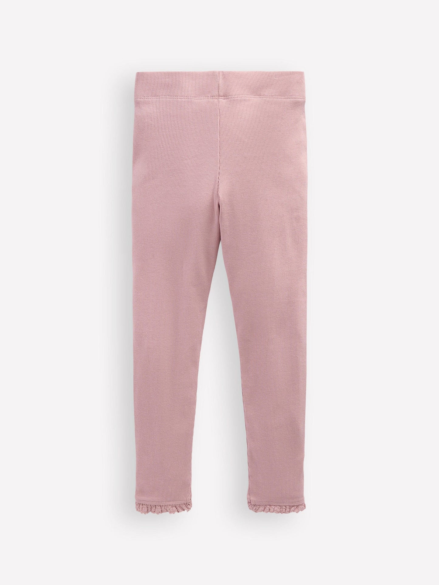 Gerippte Leggings-Vintage-Rosa