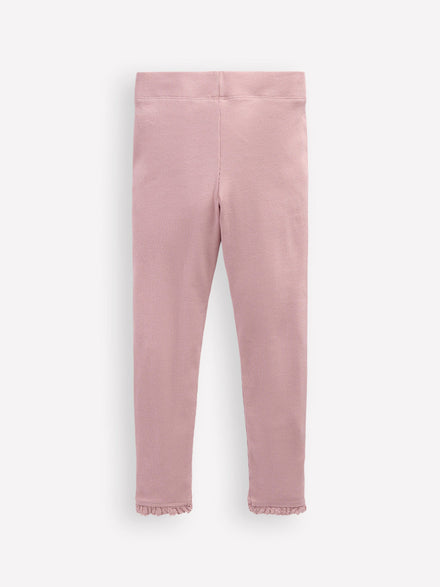 Legging côtelé-Rose vintage