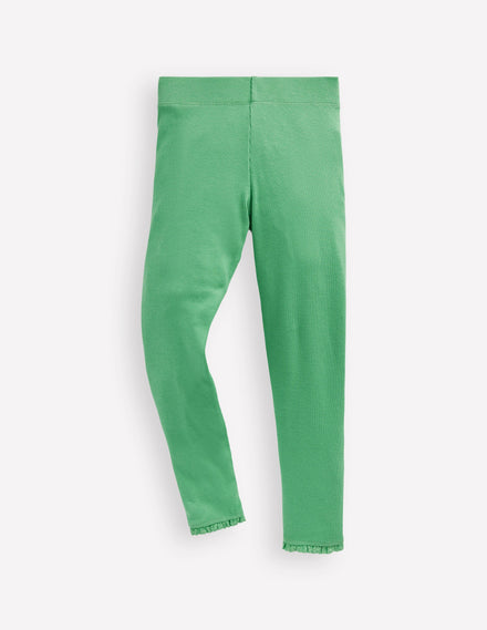 Legging côtelé-Vert Jade