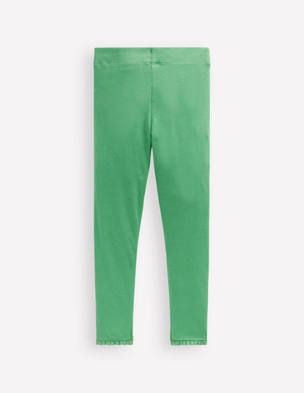 Legging côtelé-Vert Jade