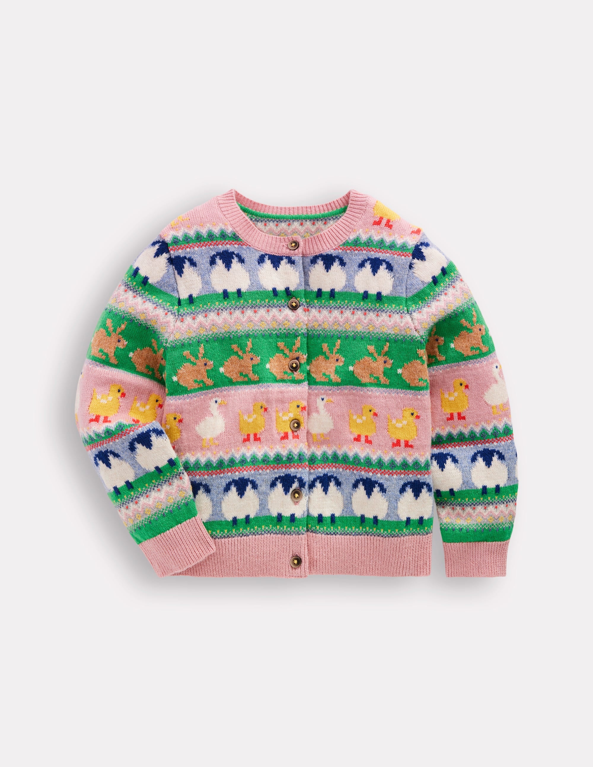 Edie Fair-Isle-Strickjacke-Ostern Fair-Isle - Image 1