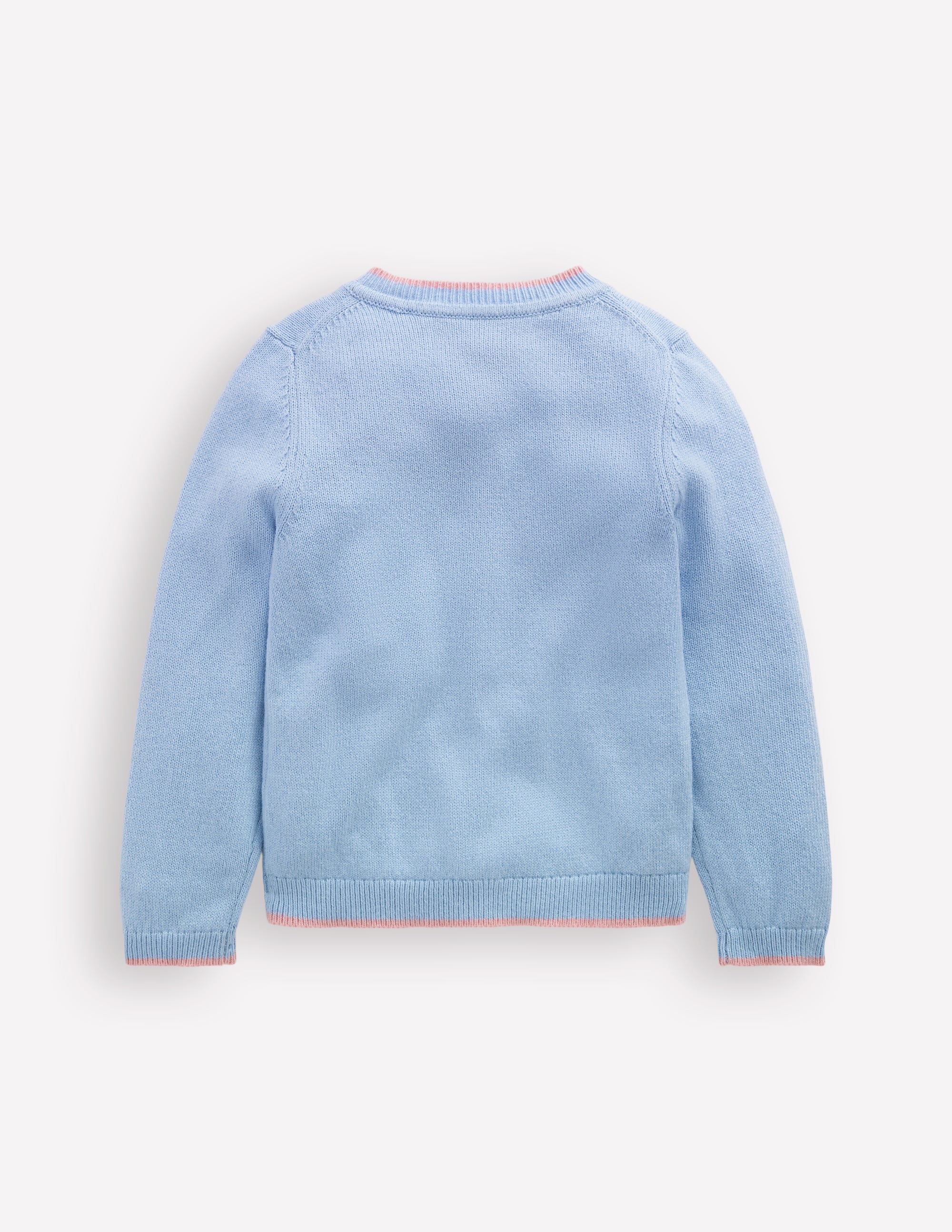 Evelyn Strickjacke mit lustigem Motiv-Vintage-Blau Küken - Image 2