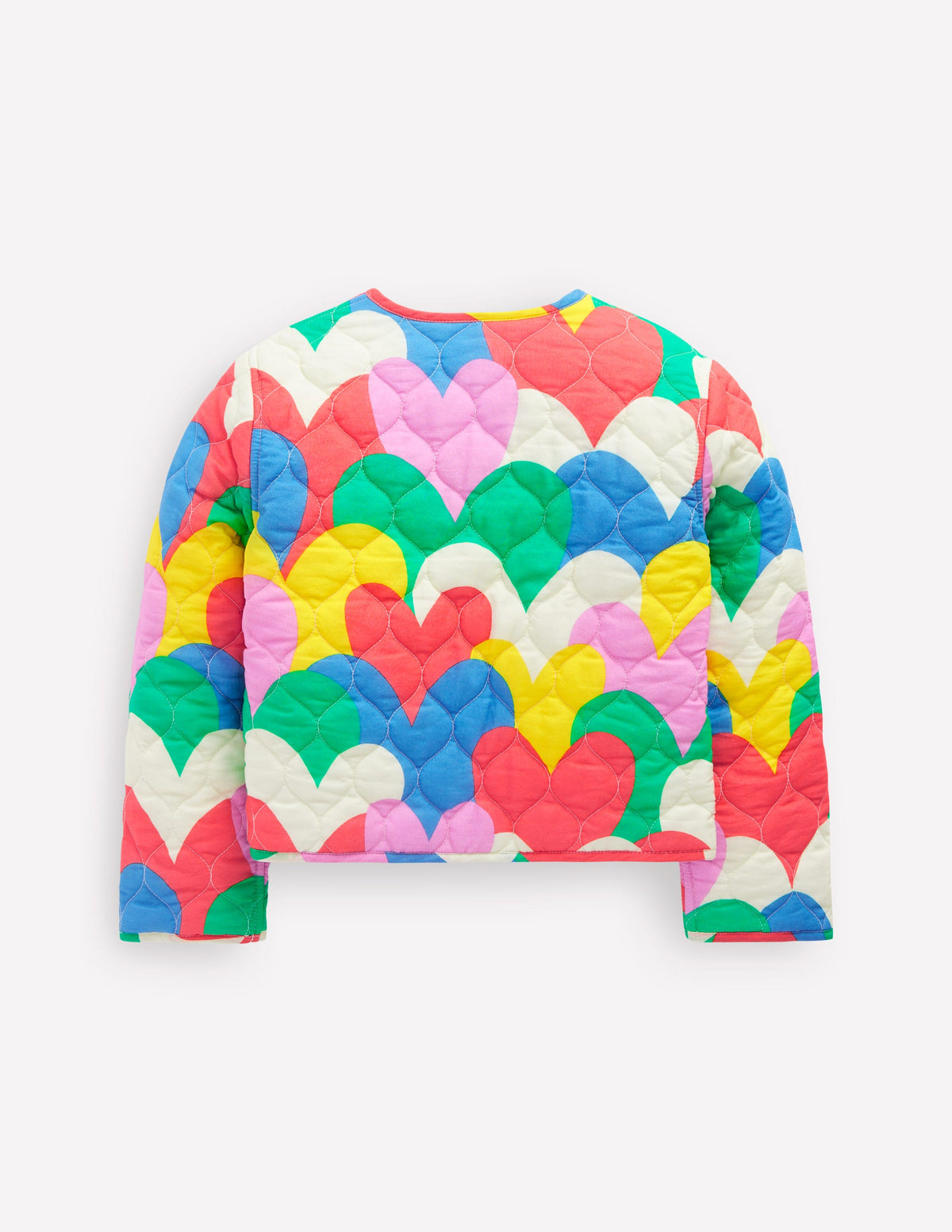 Aurore Wendejacke-Bunte Herzen Tarnmuster - Image 2
