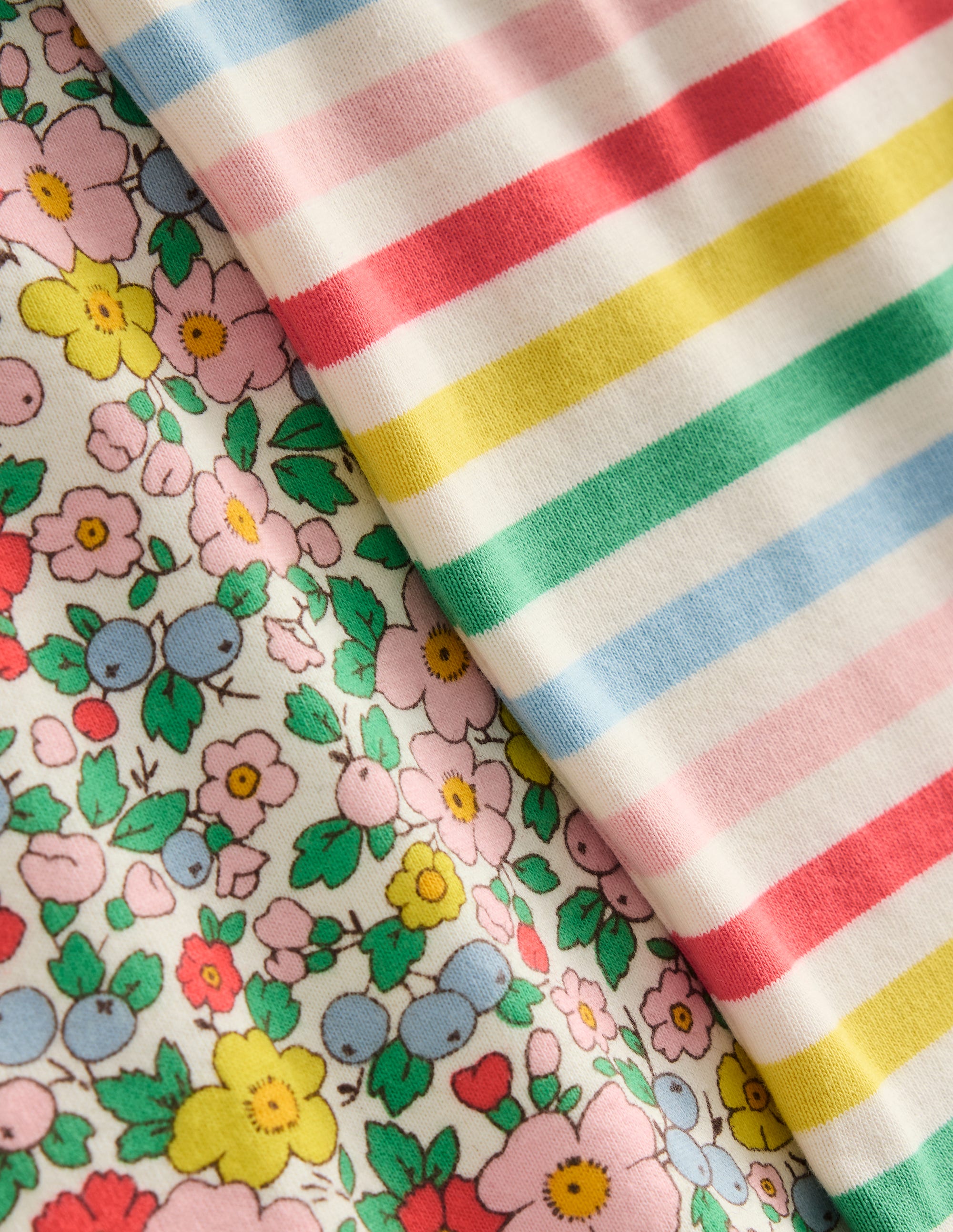 2 pyjamas courts-Fleur de pommier multi - Image 3