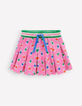 Plissierter Jersey-Skort-Cosmeen-Pink Sportlicher Pudel