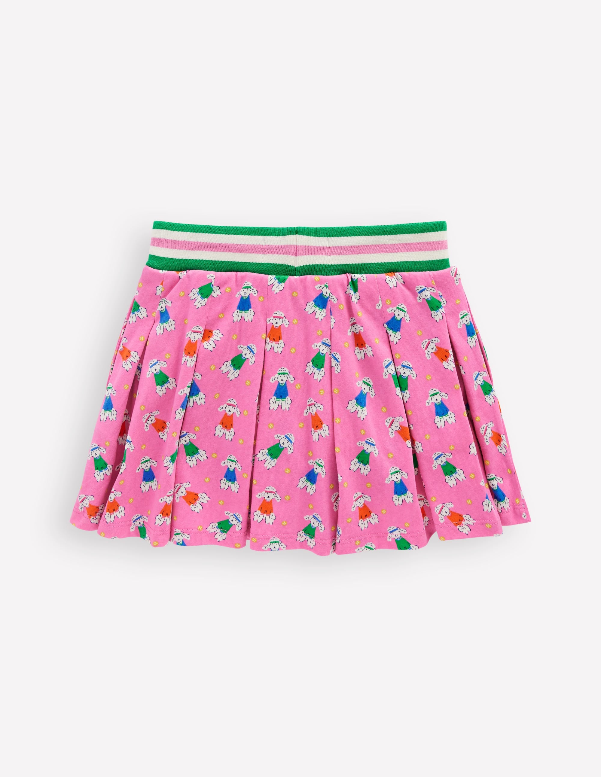 Plissierter Jersey-Skort-Cosmeen-Pink Sportlicher Pudel - Image 2