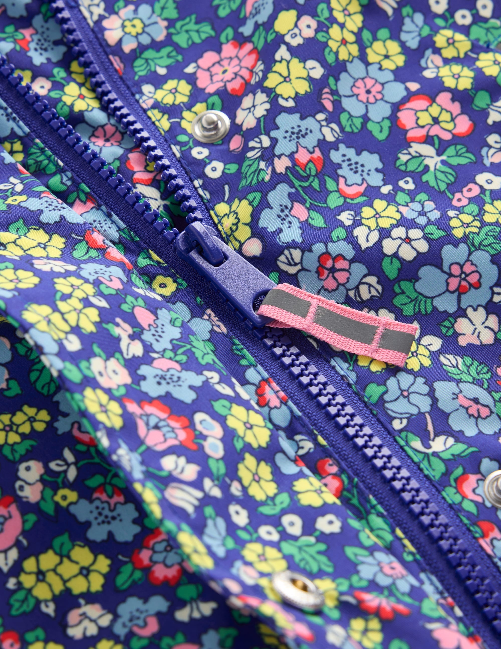 Ciré imperméable-Bleu saphir, fleurs nautiques - Image 3