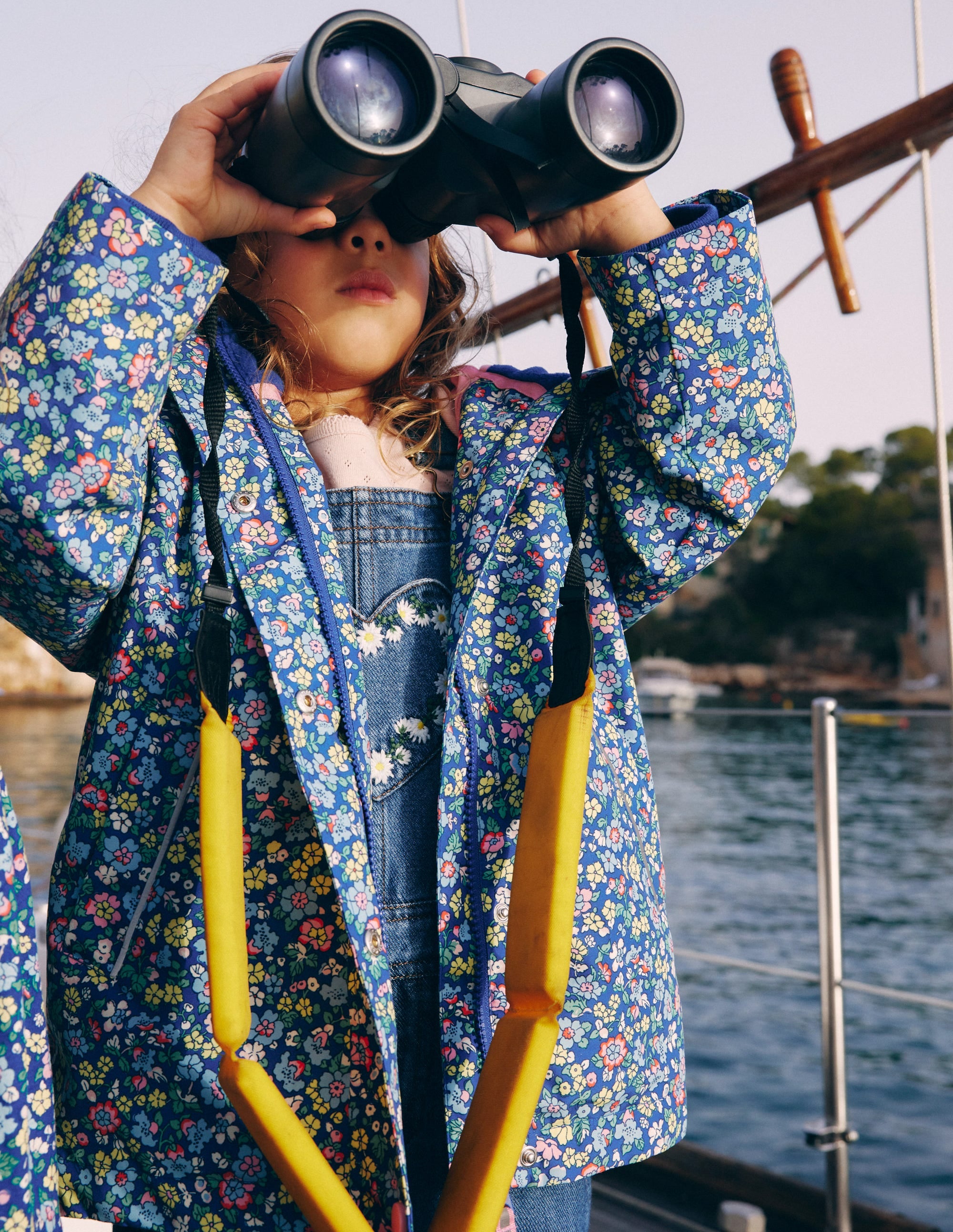 Ciré imperméable-Bleu saphir, fleurs nautiques - Image 6