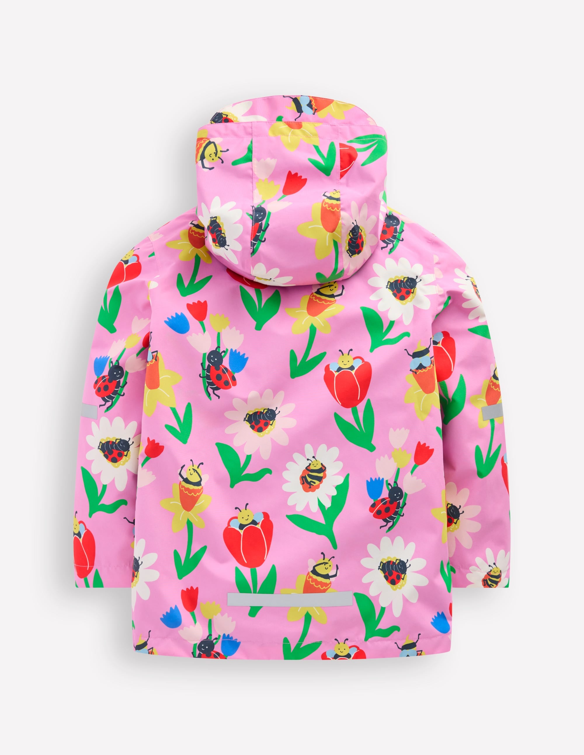 Waterproof Fisherman's Jacket-Pink Spring Garden - Image 2
