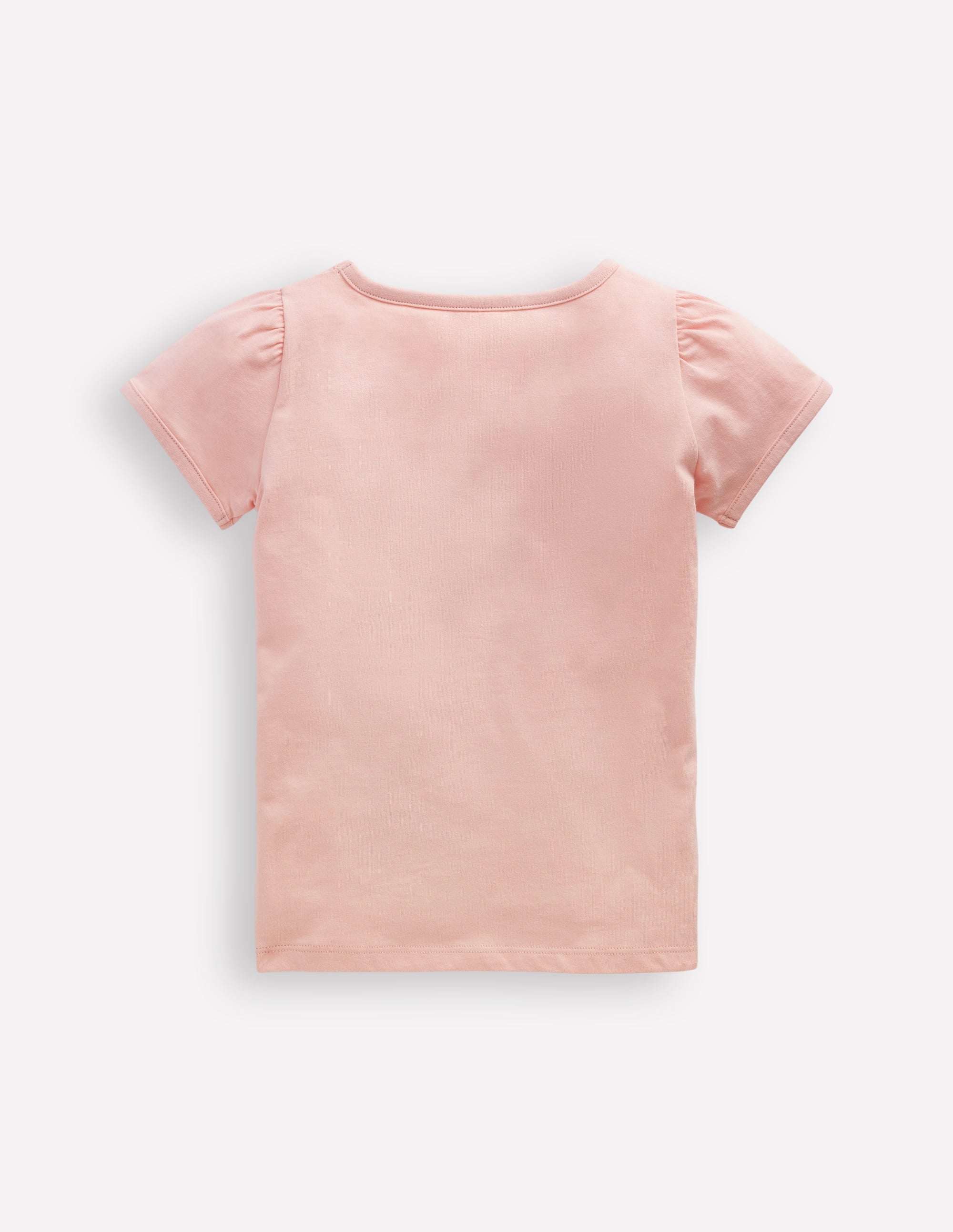 Top à manches bouffantes et appliqué-Rose craie, amis d'anniversaire - Image 2