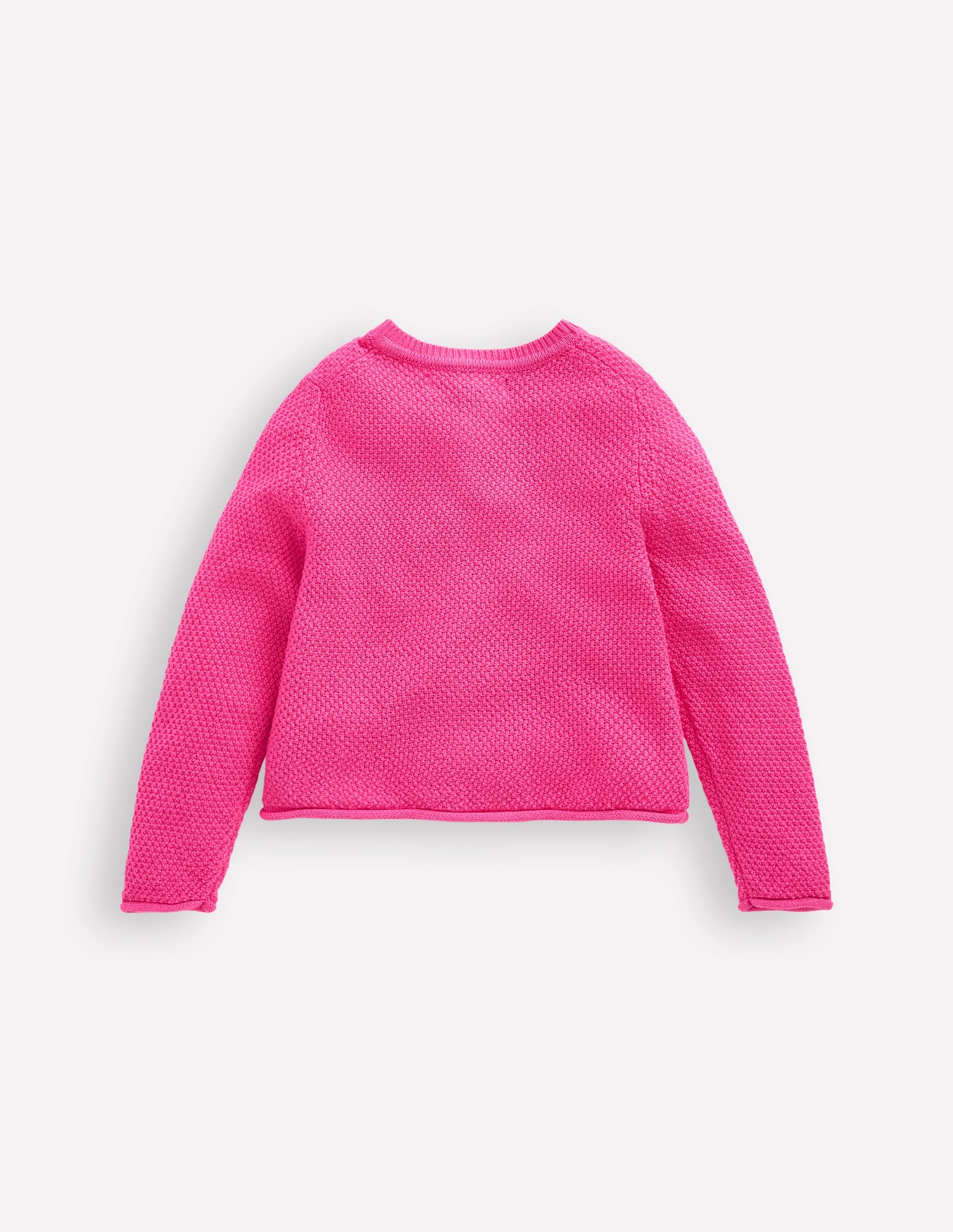 Baumwoll-Strickjacke für den Alltag-Sorbet-Rosa - Image 2