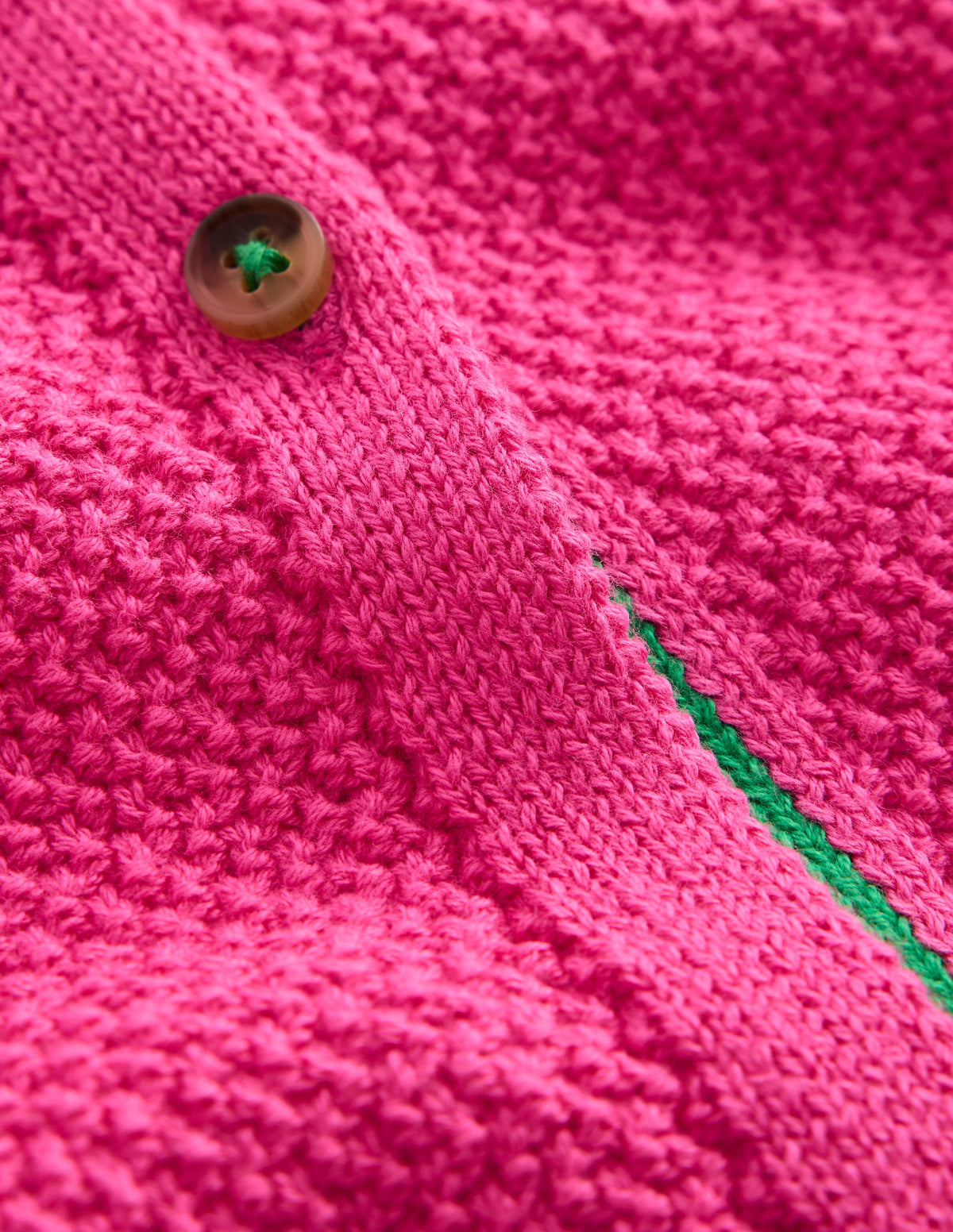 Baumwoll-Strickjacke für den Alltag-Sorbet-Rosa - Image 3