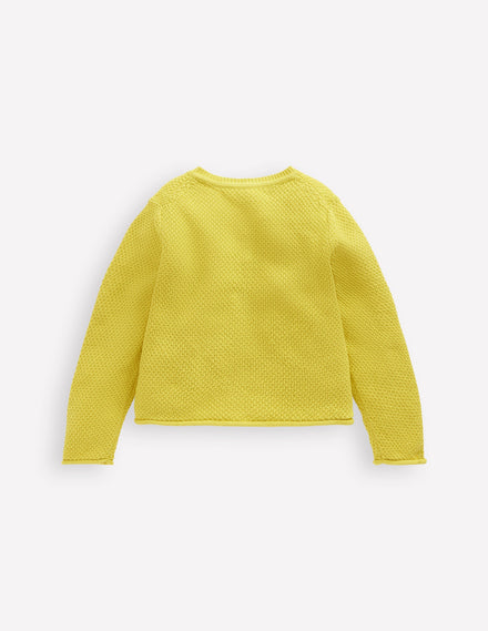 Gilet en coton pour tous les jours-Jaune Citron