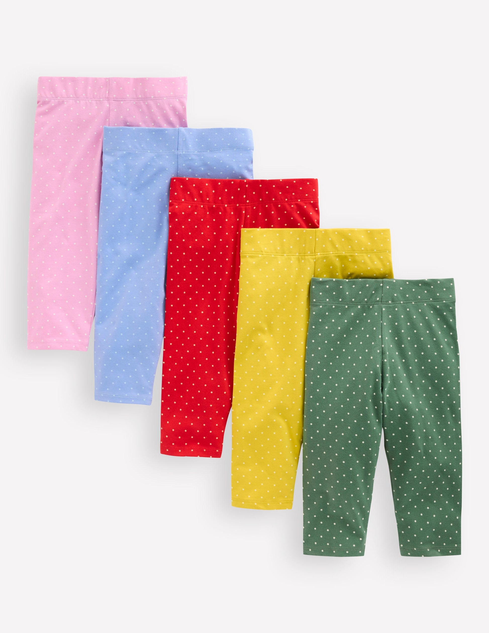 5-Pack Cropped Leggings-Multi Spot-1