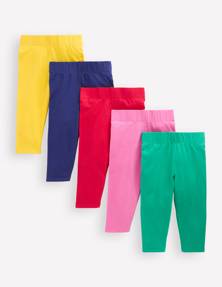 5er-Pack Verkürzte Leggings-Arc-en-ciel multi