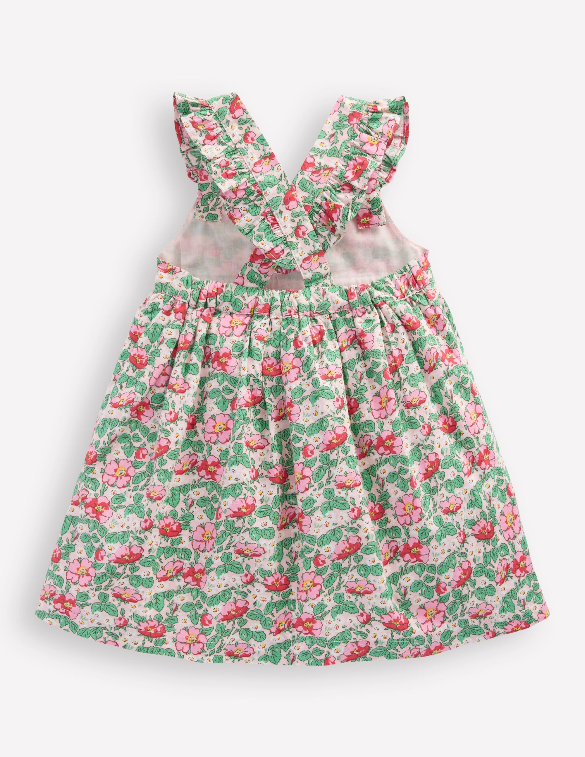 Nostalgisches Schürzenkleid-Kreiderosa Rose - Image 2