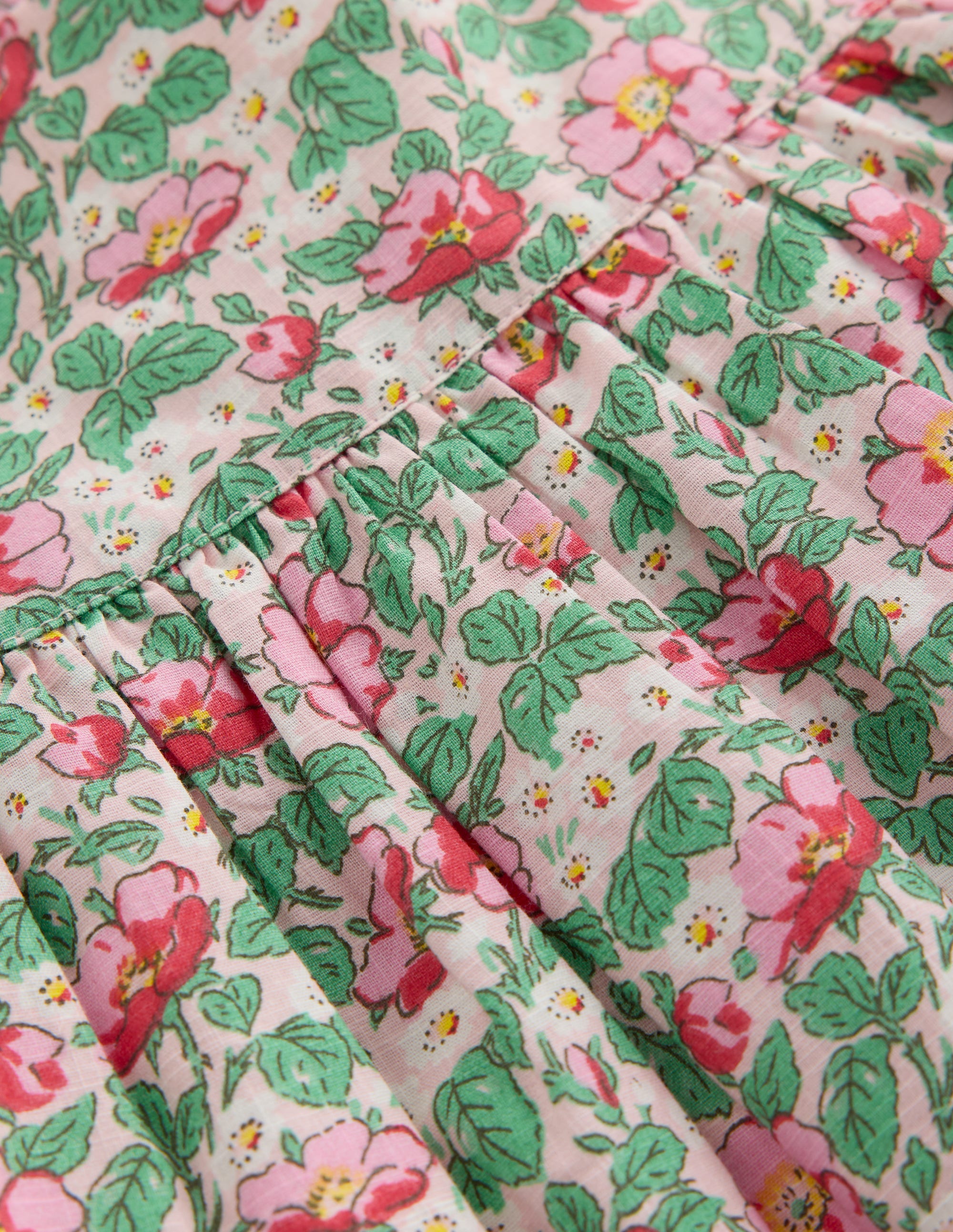 Nostalgisches Schürzenkleid-Kreiderosa Rose - Image 3