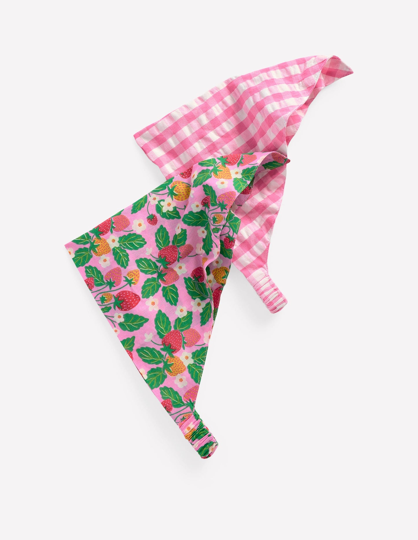 2-Pack Headscarves-Strawberry/Gingham