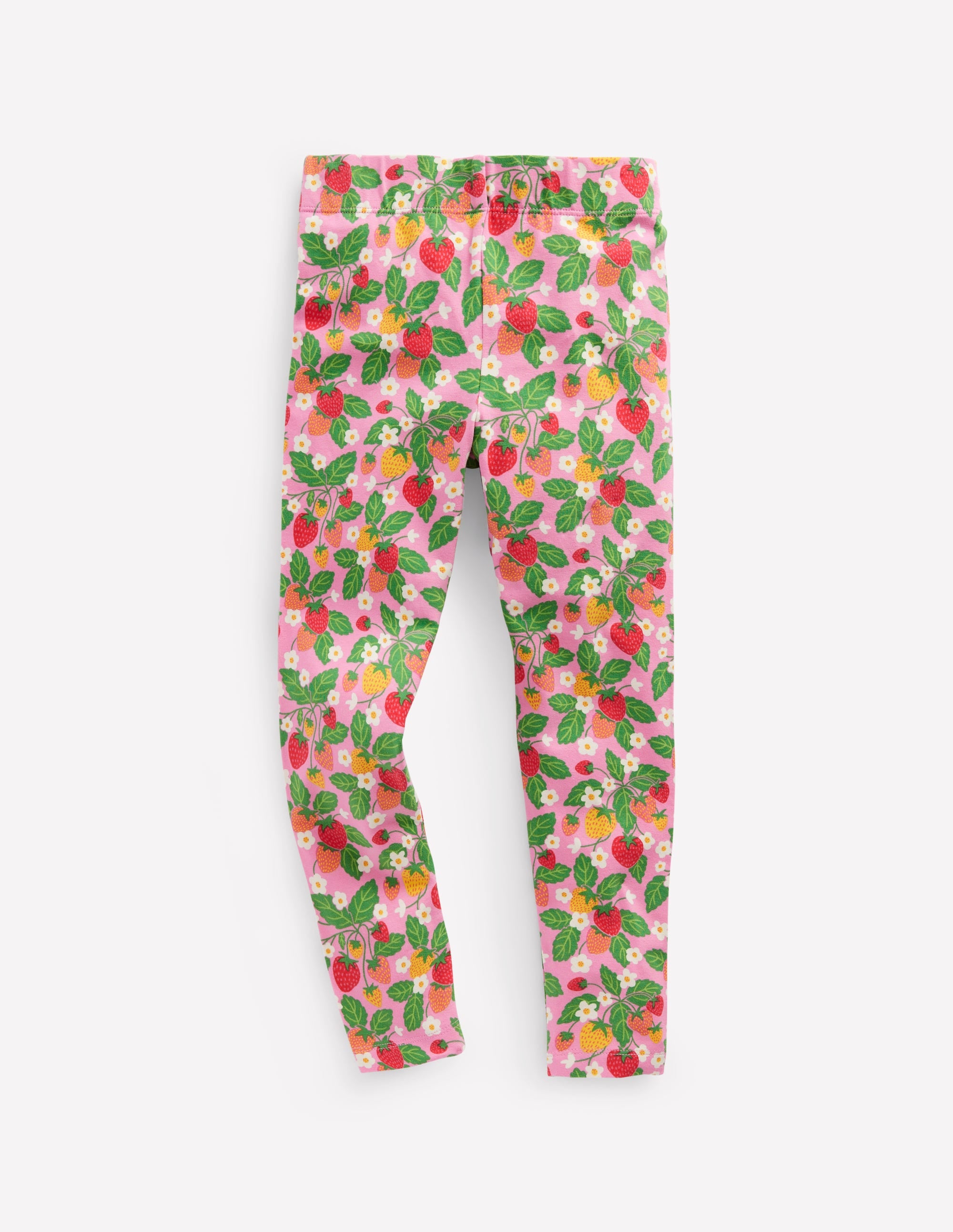 Lustige Leggings für jeden Tag-Kosmos-Rosa Erdbeer-Aufnäher - Image 1
