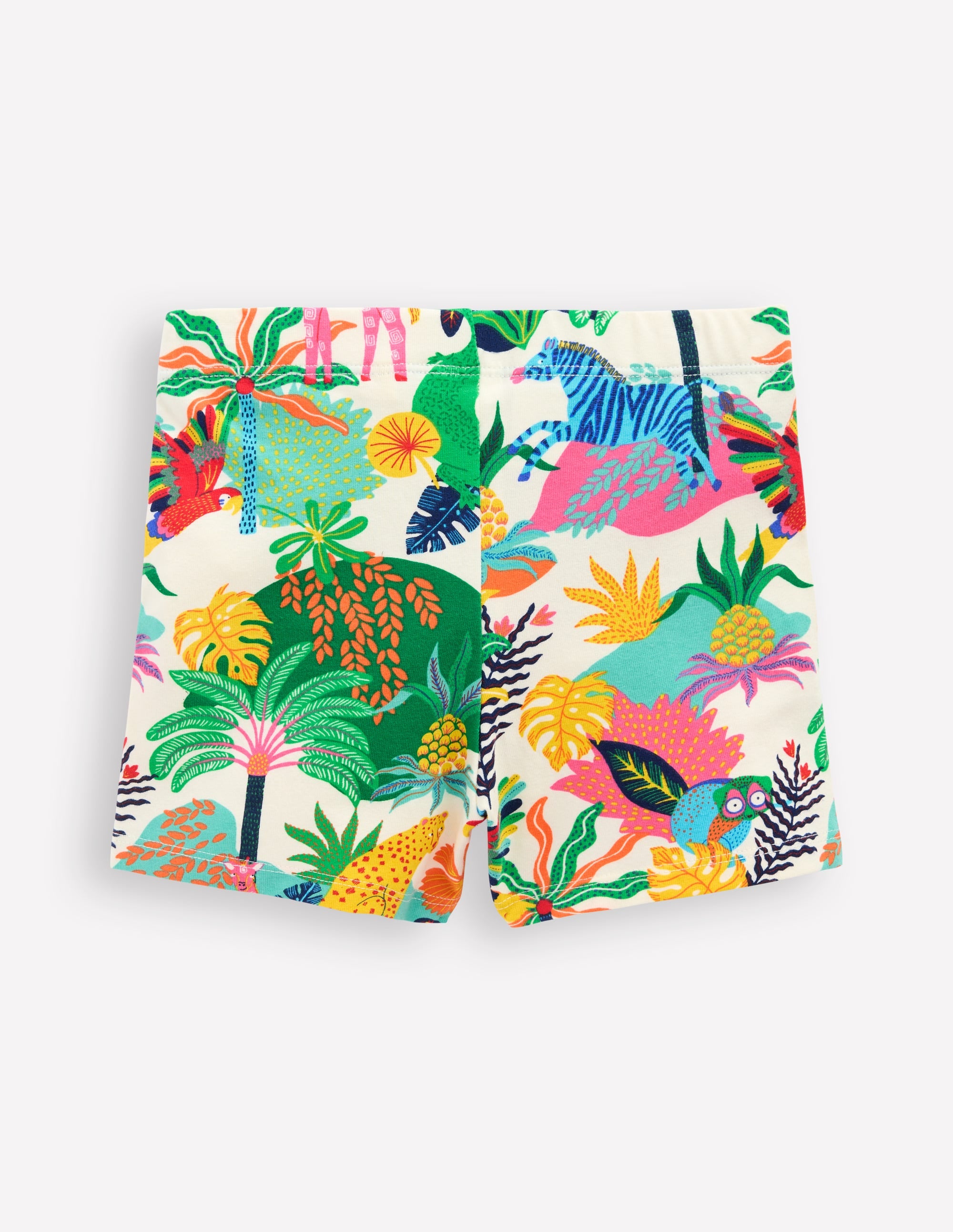 Short pour faire la roue-Jungle multi ivoire doux - Image 2