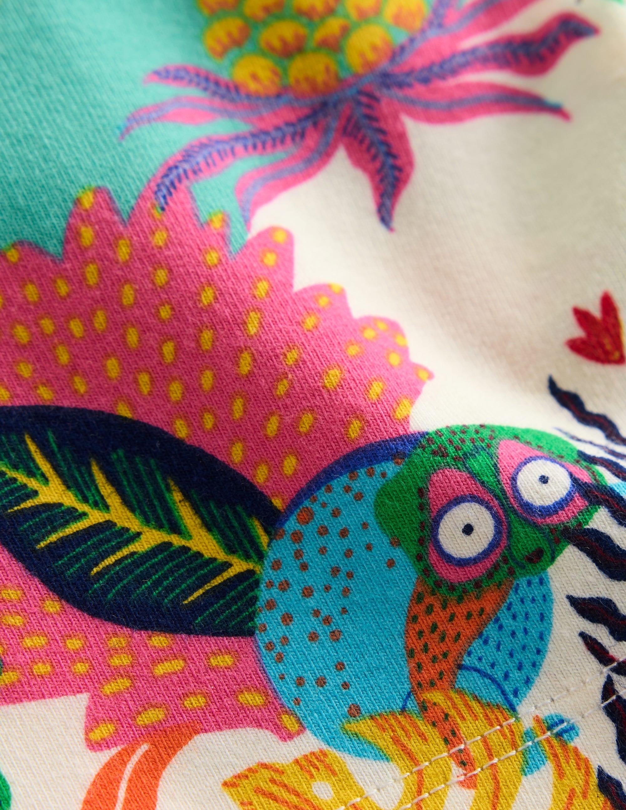 Short pour faire la roue-Jungle multi ivoire doux - Image 3