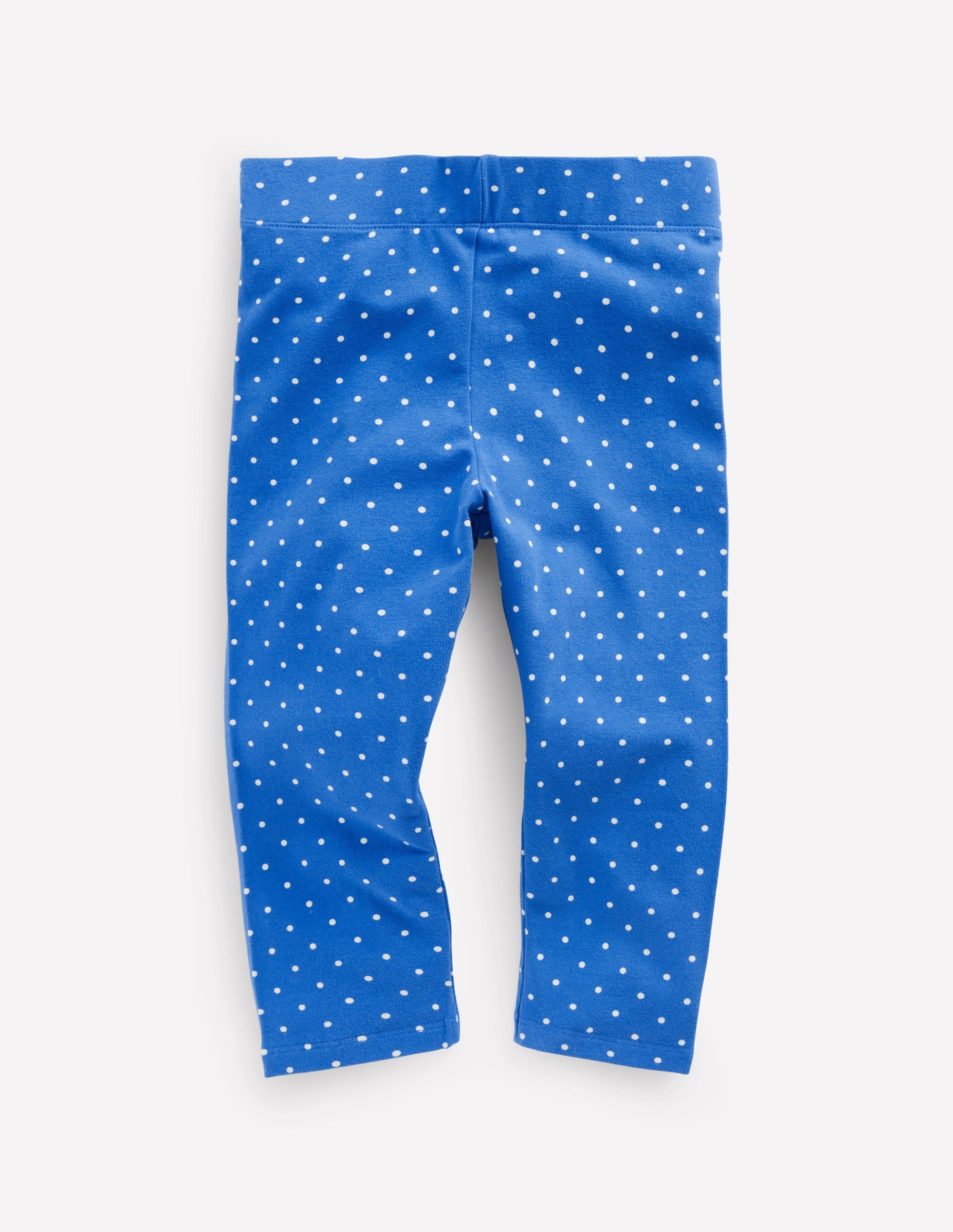 Lustige, verkürzte Leggings-Eisvogel-Blau Mini-Punkte - Image 1