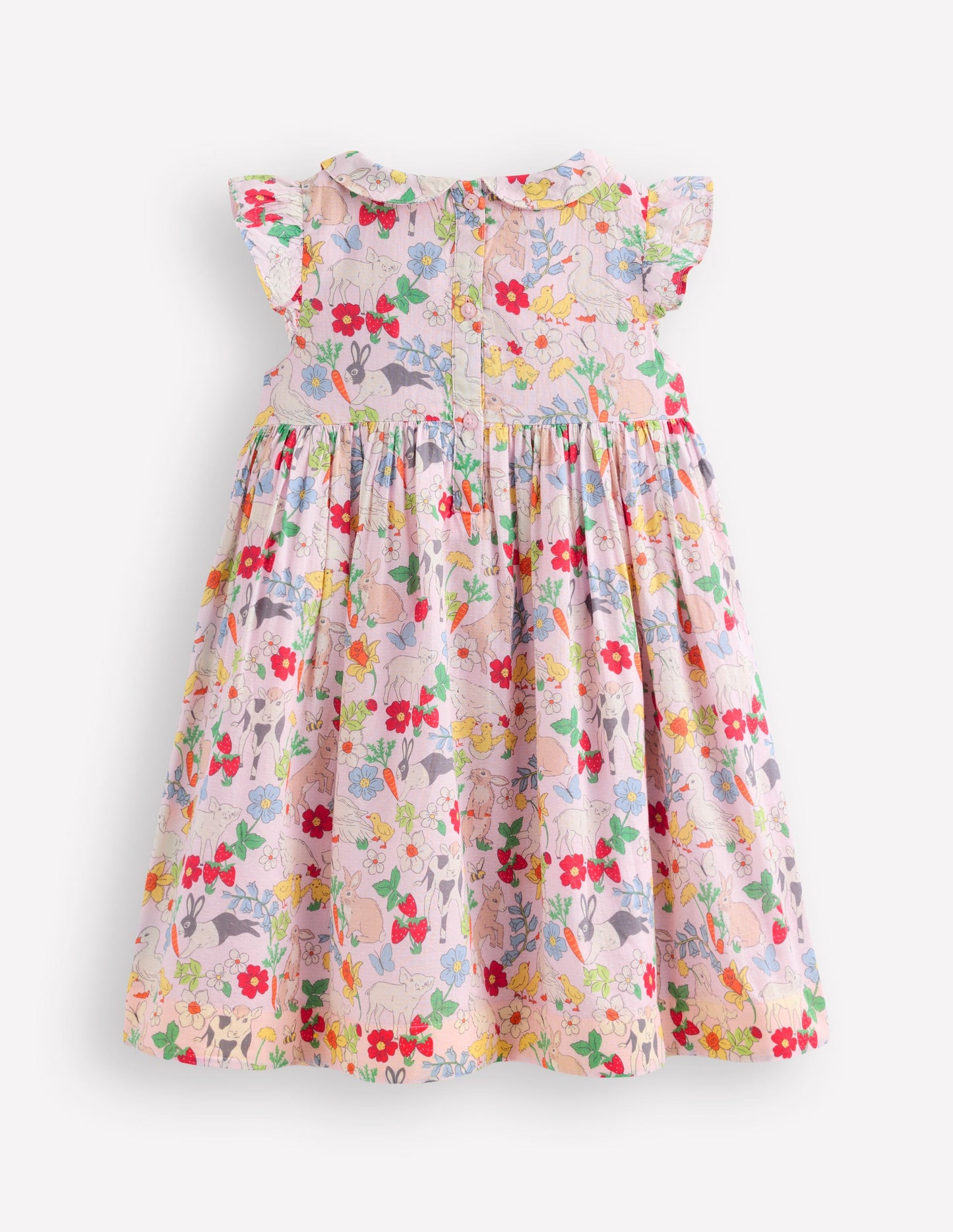 Adeline Smocked Dress-Lilac Spring Meadow