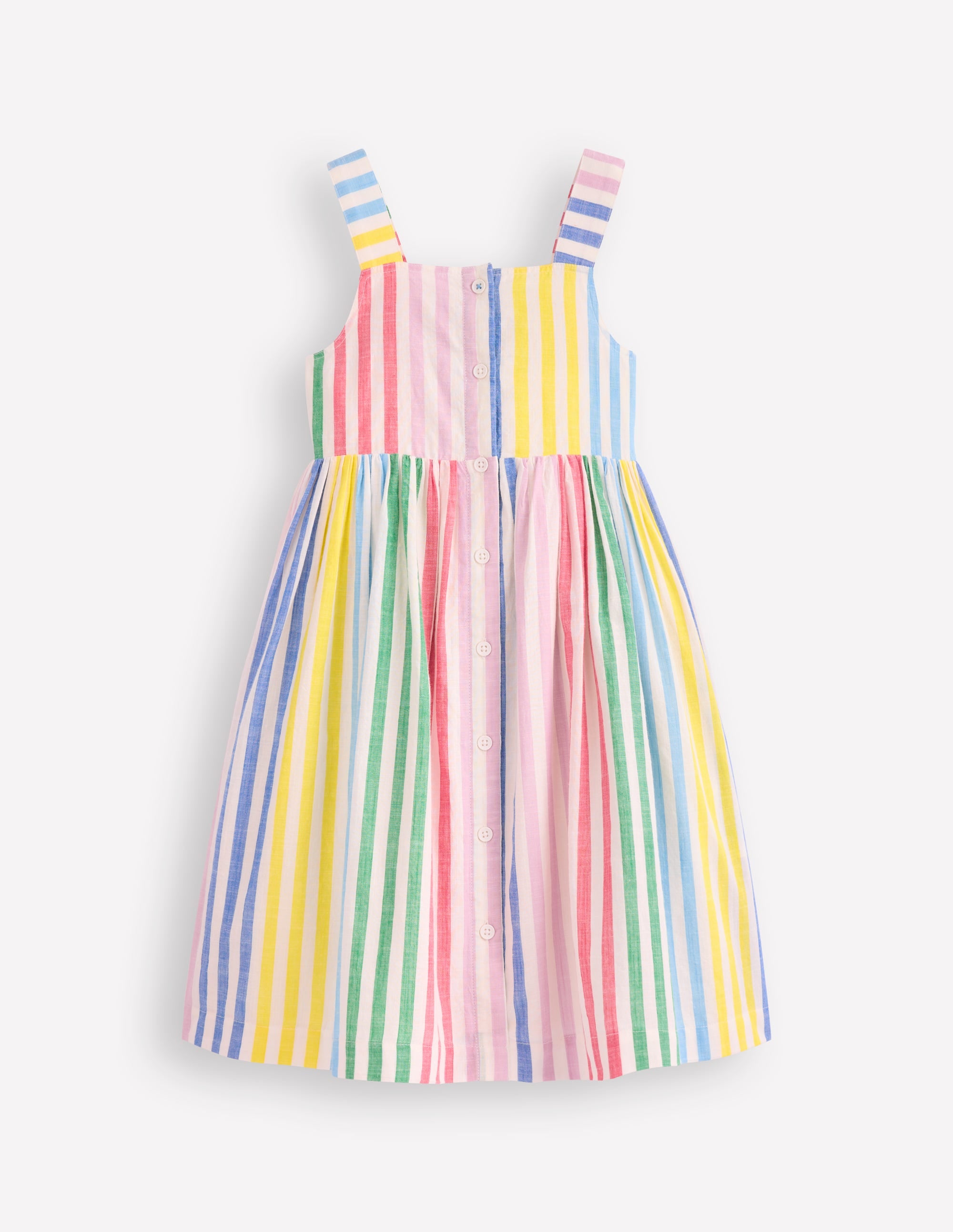 Robe Remy boutonnée-À Rayures Multicolores - Image 2