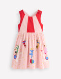 Robe Zadie avec appliqué au dos-Acrobates de cirque