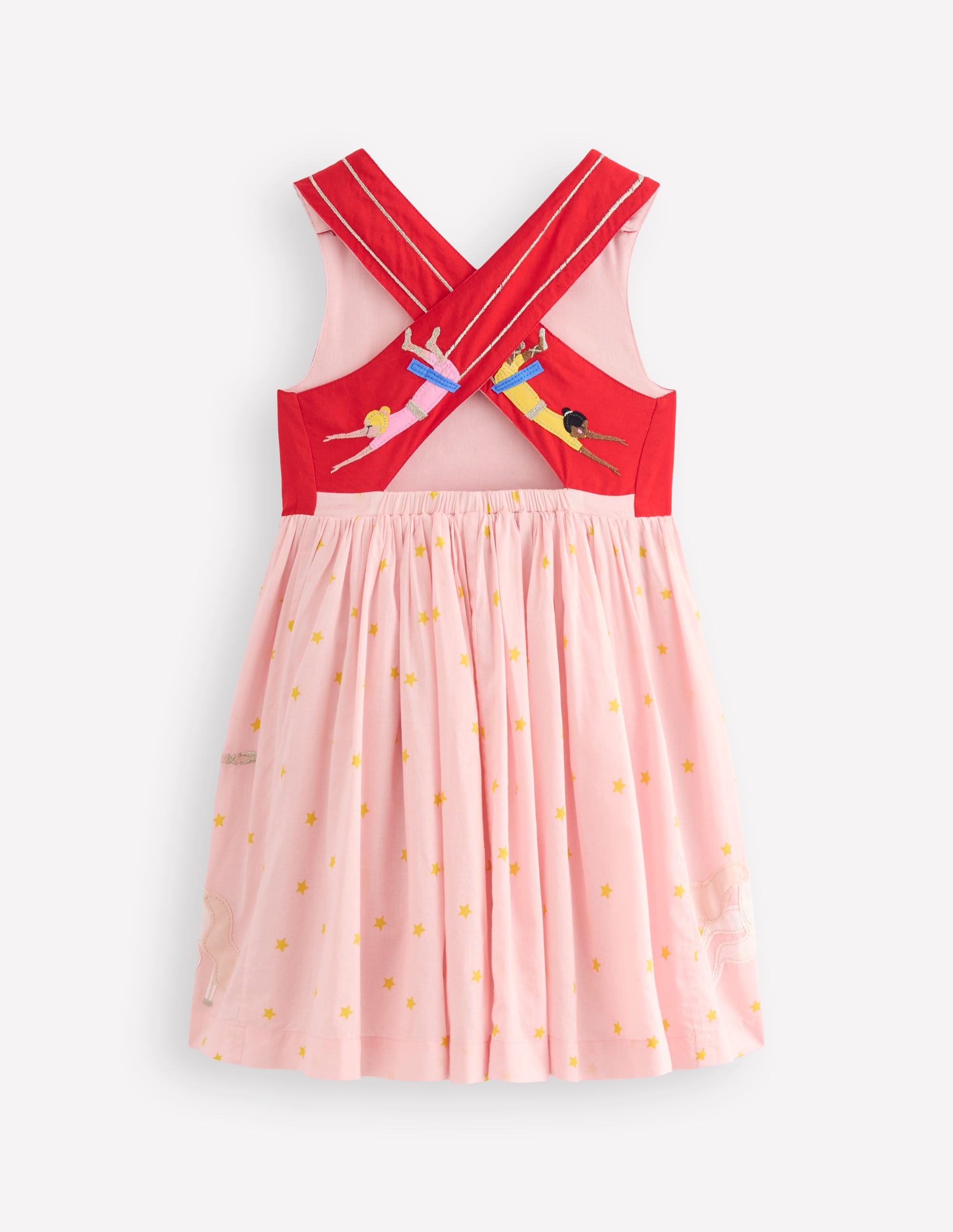 Robe Zadie avec appliqué au dos-Acrobates de cirque - Image 2