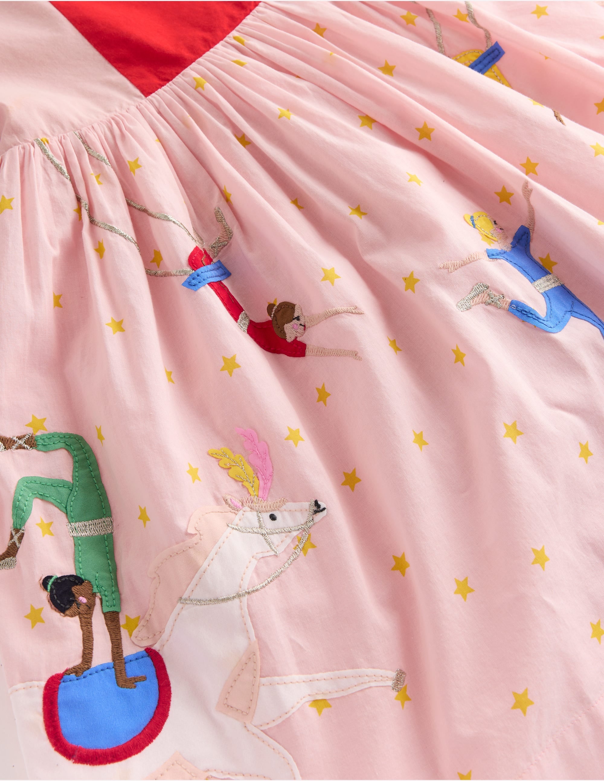 Robe Zadie avec appliqué au dos-Acrobates de cirque - Image 3