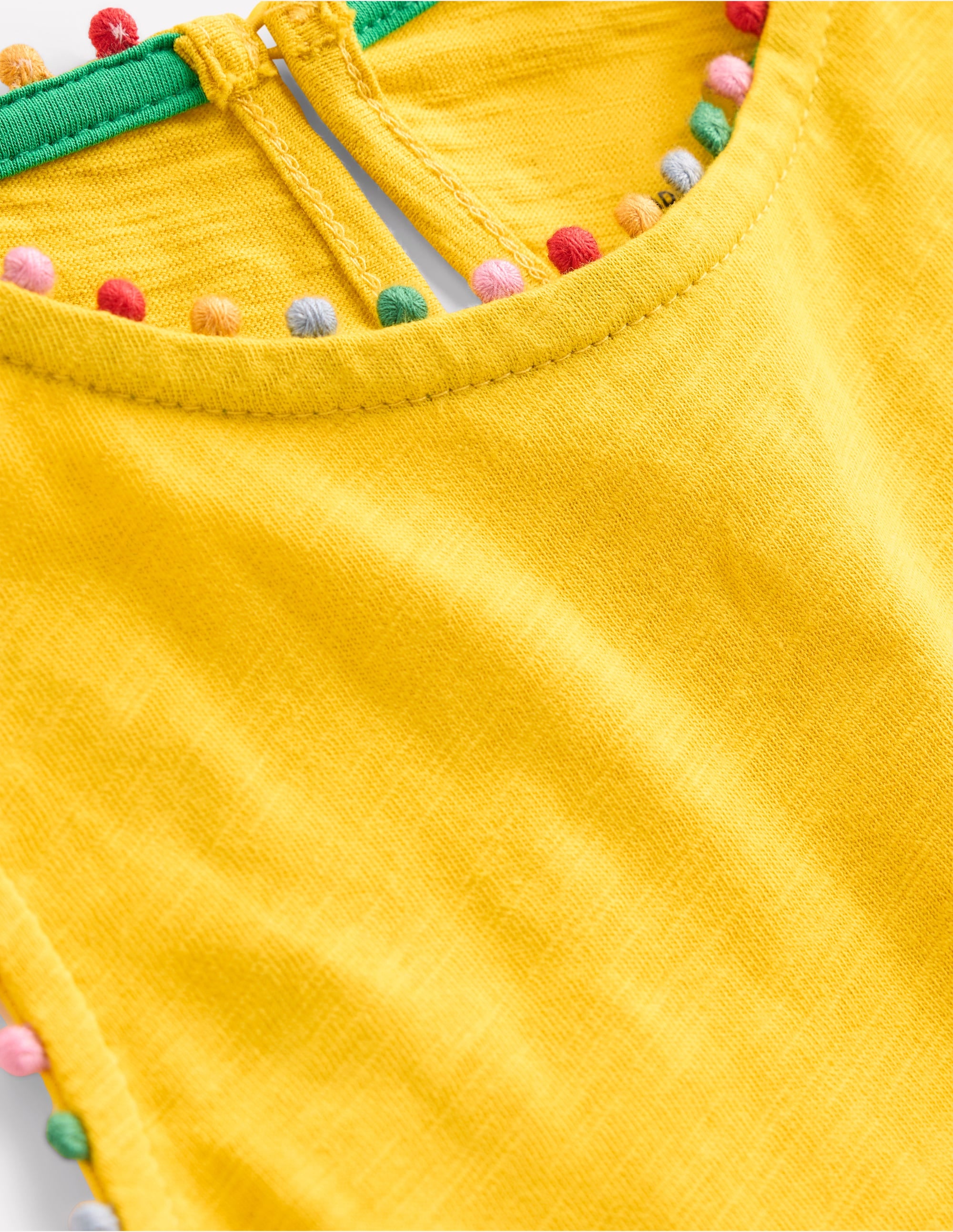 Robe en jersey Ali à pompons-Ananas - Image 3