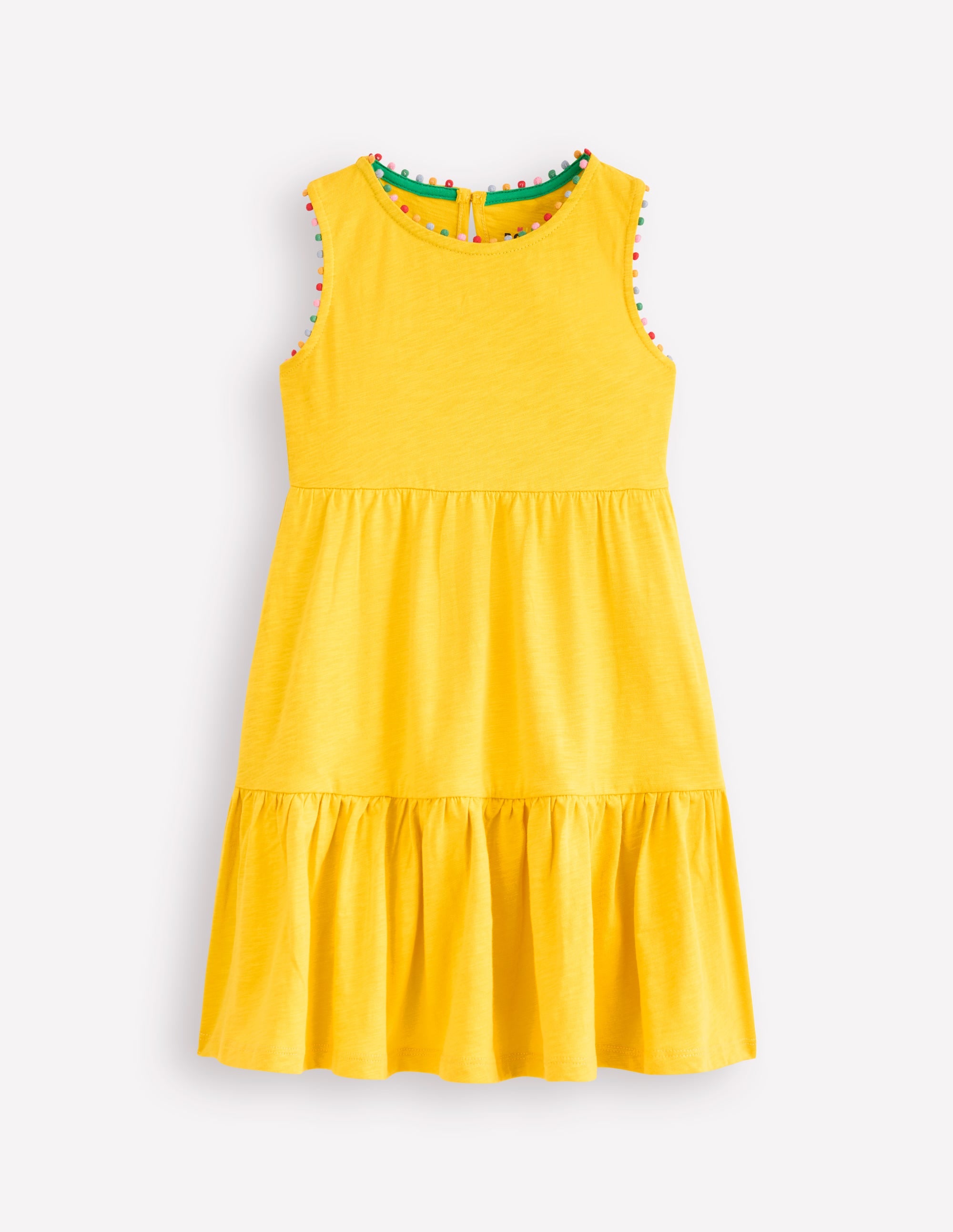 Robe en jersey Ali à pompons-Ananas - Image 1