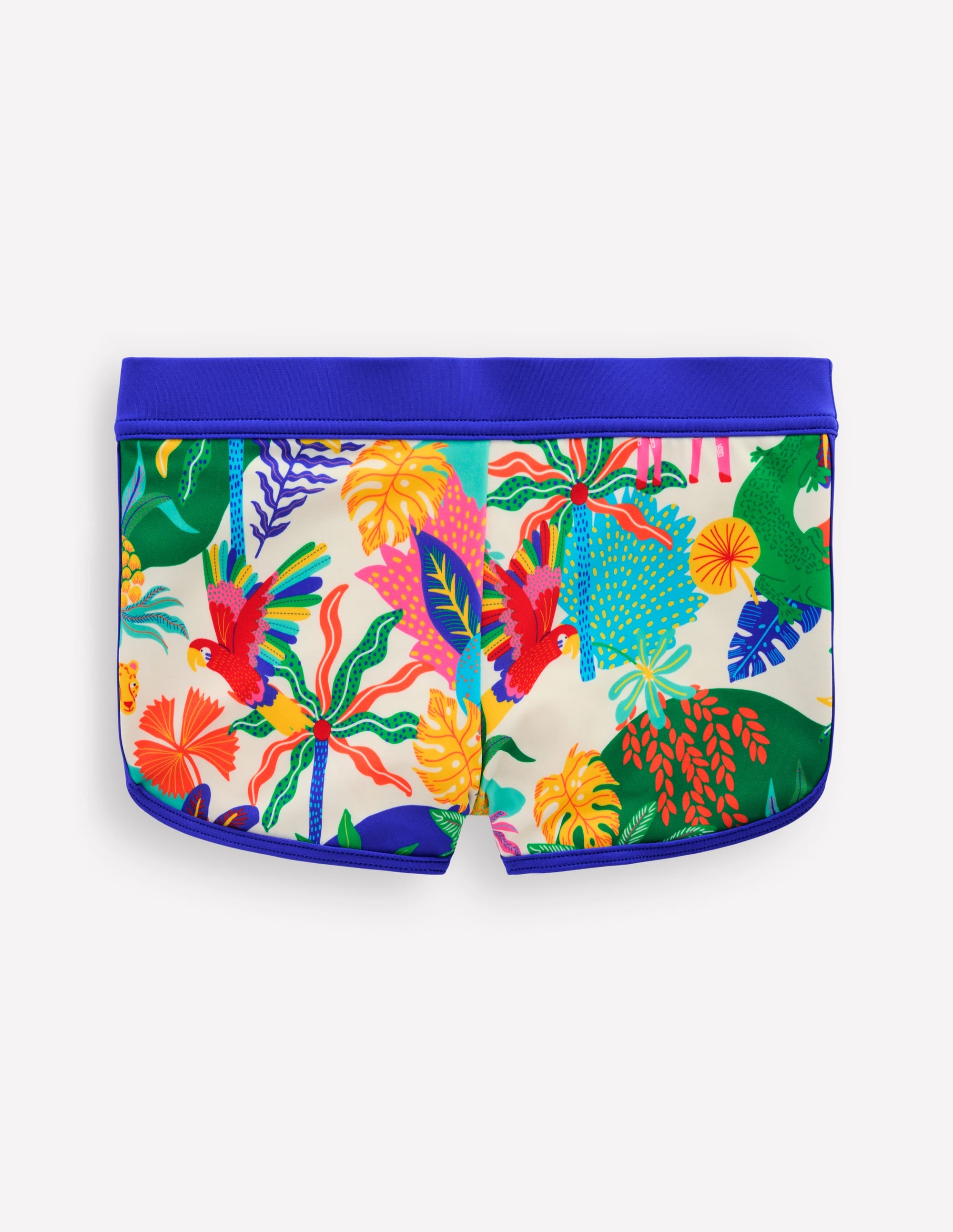 Short de bain à motif-Jungle multi ivoire doux - Image 1