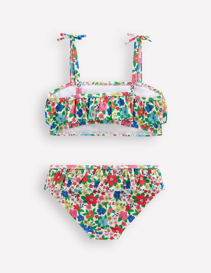 Tallulah Bikini mit Rüschen-Bunt Urlaub Blumenbeet