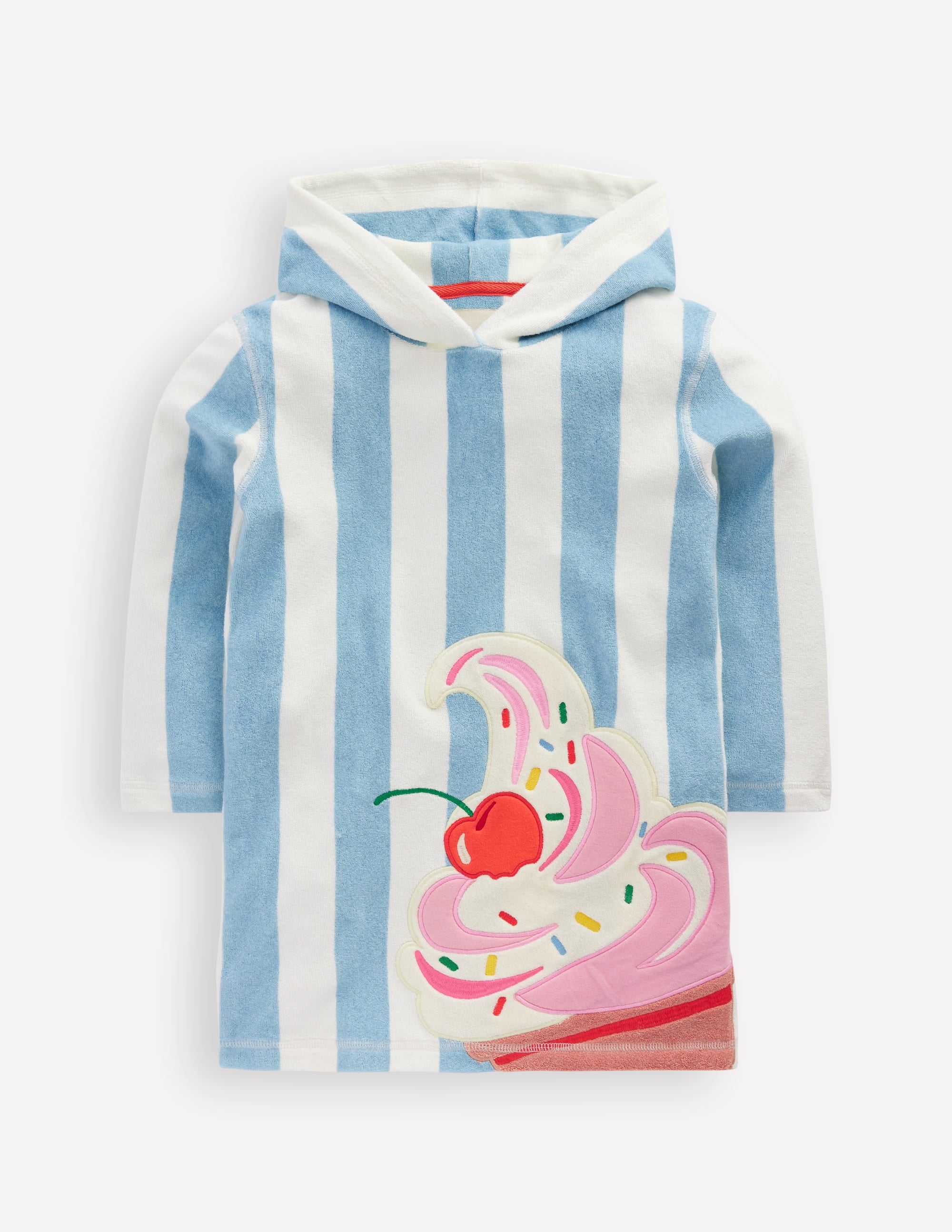 Poncho en éponge Mara-Sirène bleu Caraïbes - Image 1