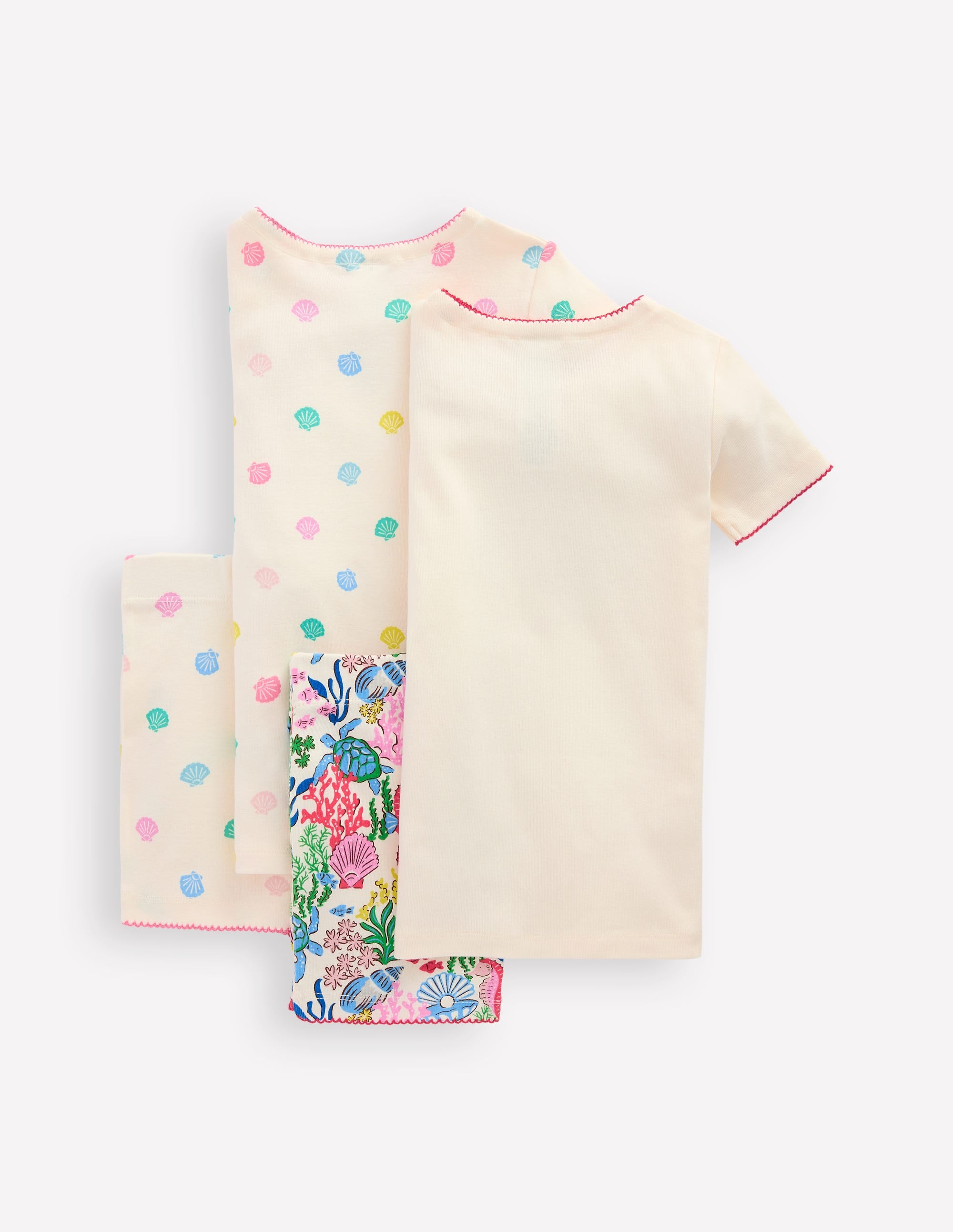 2 pyjamas courts-Motif Coral Cove multi - Image 2