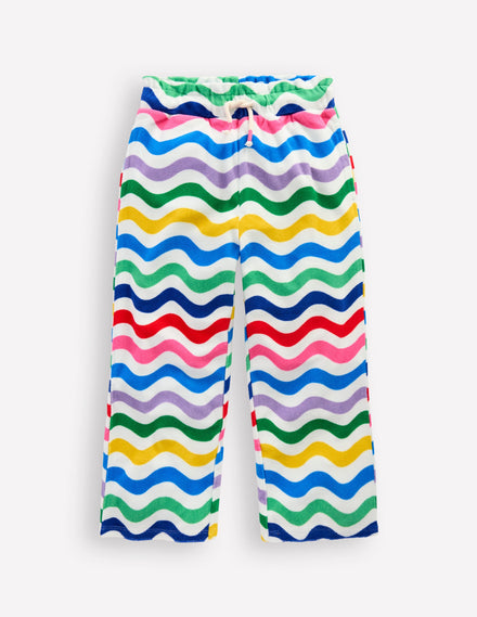 Towelling Trouser-Multi Wave