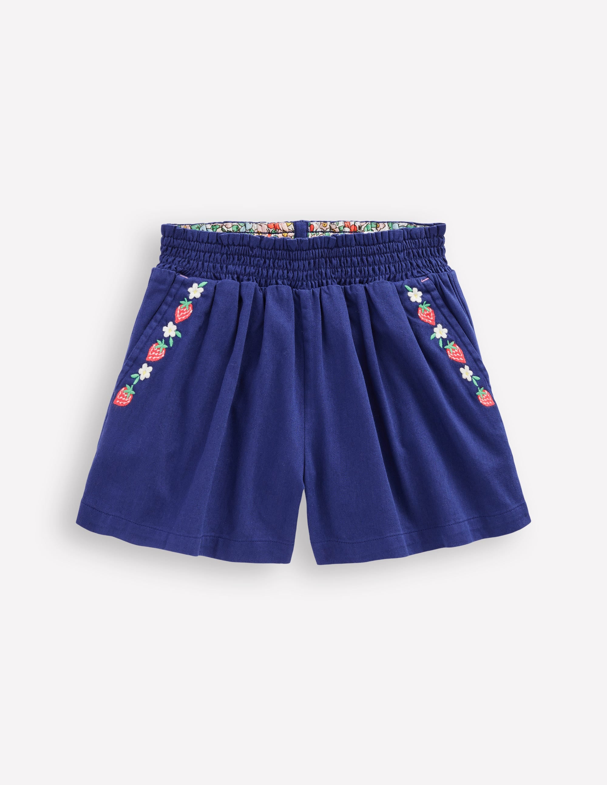 Short à enfiler-Aristocratic Blue/ Ivory Stripe - Image 1