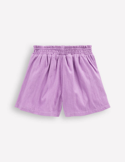 Shorts zum Hineinschlüpfen-Asternlila
